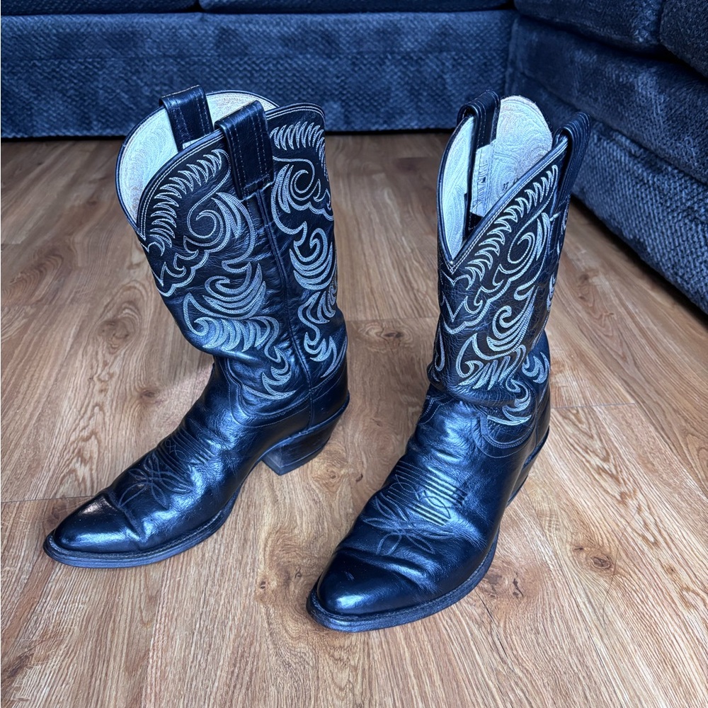 Leather Cowboy Boots